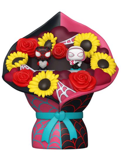 Набор Funko Bitty POP! Bouquet Spider-Man Miles Morales and Ghost Spider 3шт 87816 / Фигурка Фанко ПОП! по мотивам вселенной "Марвел", Майлз Моралес и Паук-призрак