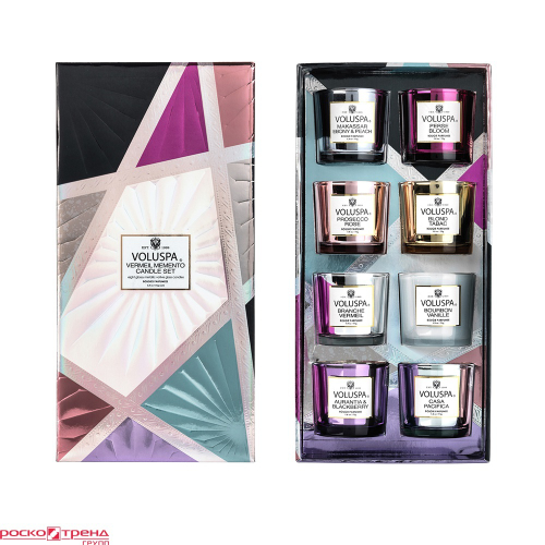 Набор аромасвечей "Моменты Вермель" Voluspa