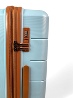 Большой чемодан Mironpan 23102, Голубой, XL