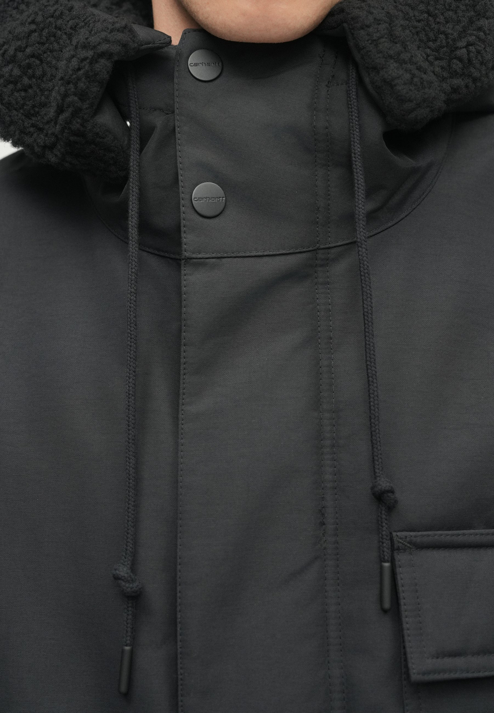 Carhartt WIP SIBERIA - Зимнее пальто - Чёрный