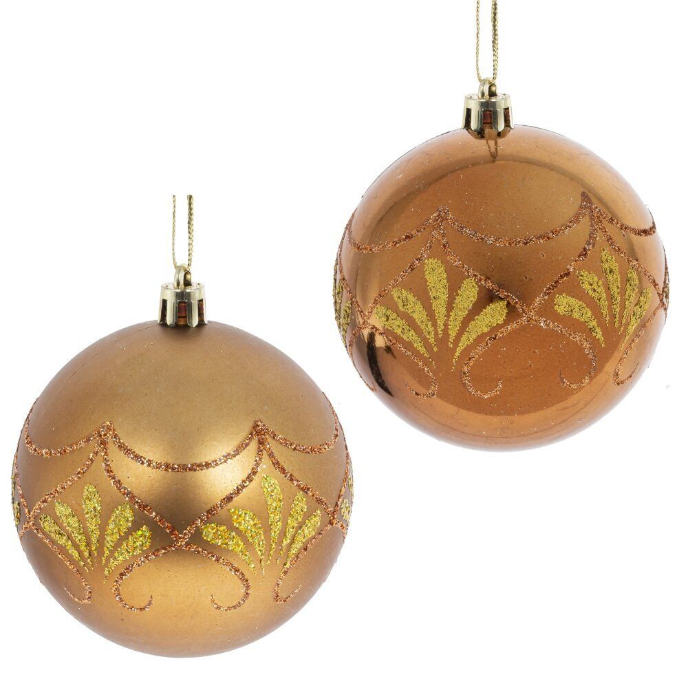 GAEM Набор из 12шт Украшение новогоднее "Шар", D 8 см, L35 W27 H8,5 см