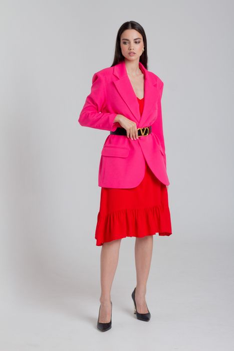 Пиджак однобортный (фуксия)