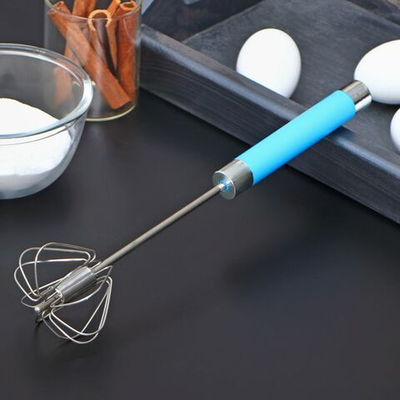 Миксер механический Доляна Color, 30 см, нержавеющая сталь, цвет МИКС (Цвет: не задано)