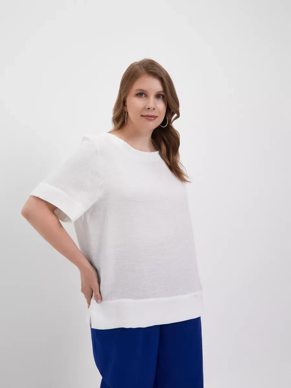 Блузка летняя широкая