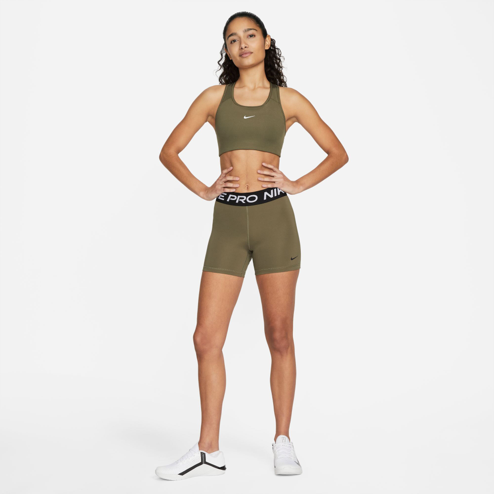 Женские теннисные шорты Nike Pro 365 Ball Shorts Women - Olive, Black