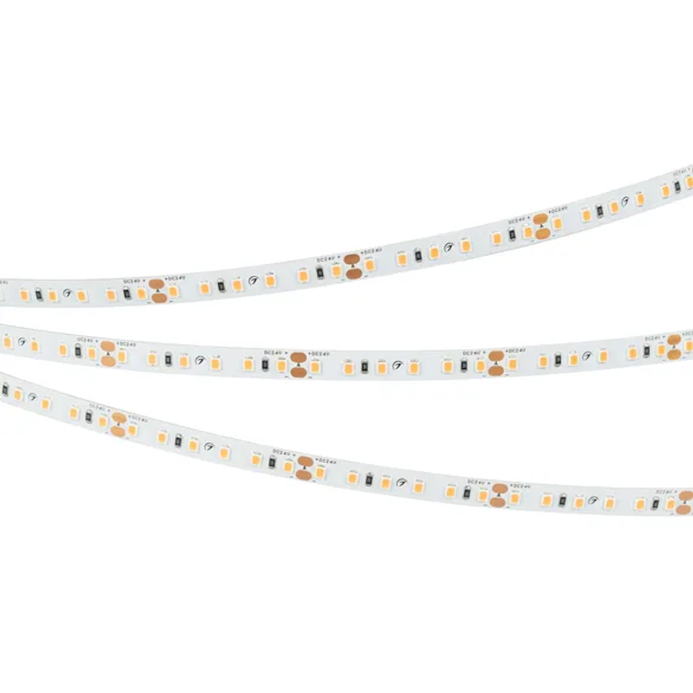 Светодиодная лента RT-A120-8mm 24V Magenta (9.6 W/m, IP20, 2835, 5m) (Arlight, -) 043381