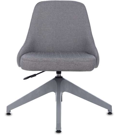 Кресло Бюрократ CH-340GLZ серый 38-404 крестов.4-луч. пластик пластик серый