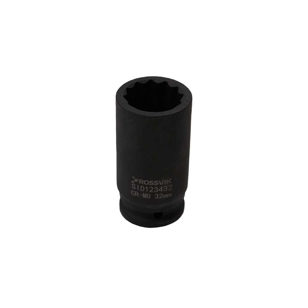 SID123432 Головка торцевая ударная глубокая 12-гранная ROSSVIK 3/4", 32мм