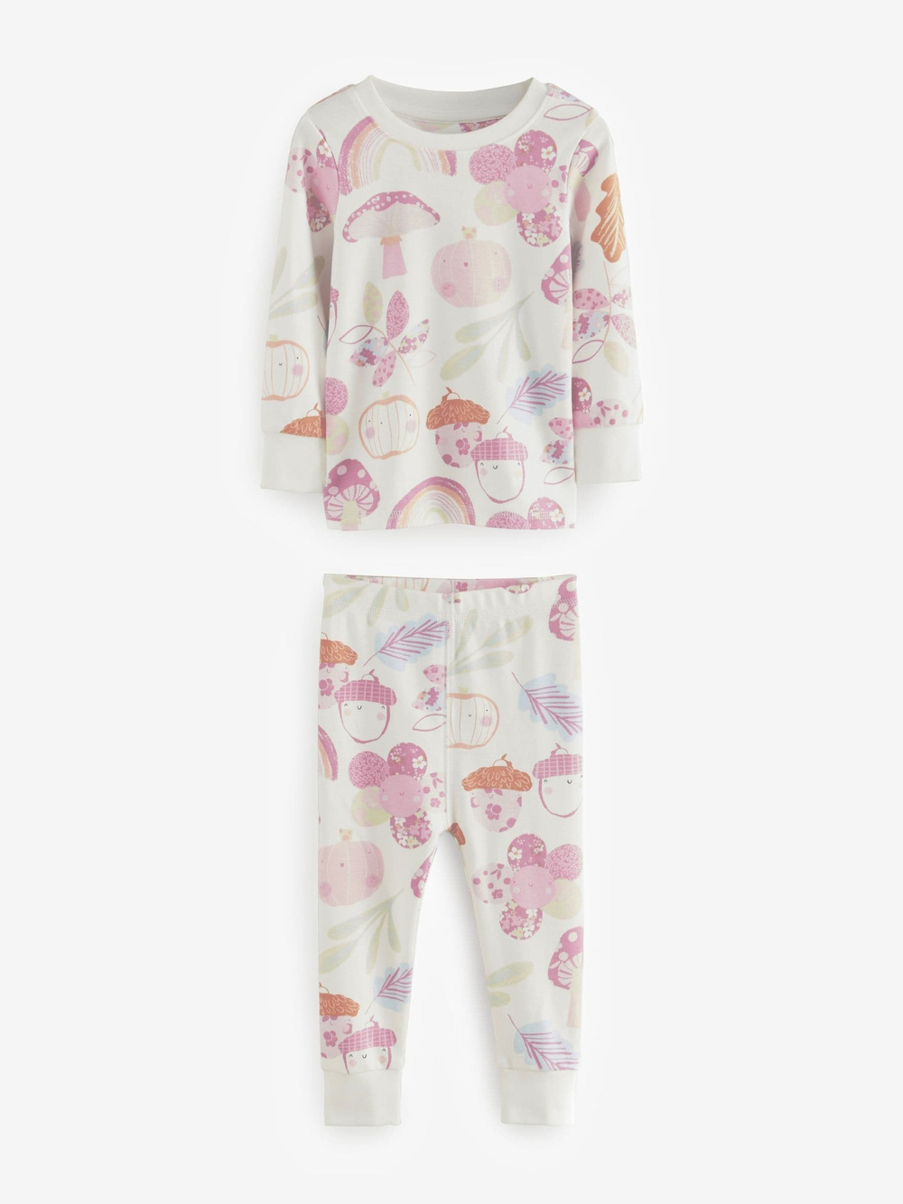 Пижама для девочки Next B70-853, 3 шт., Розовый