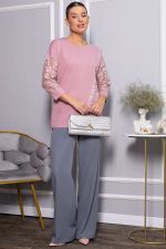 Джемпер Вирджиния НЬЮ (розовый) Б14439-48М LT Collection