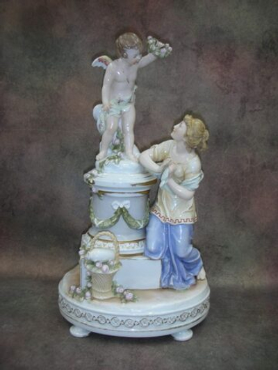 Статуэтка. Фарфор. Психея и Амур. Karl ENS. Германия