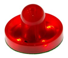 Бита для аэрохоккея LED "Atomic Top Shelf / Lumen-X Laser" (красная) D96 mm