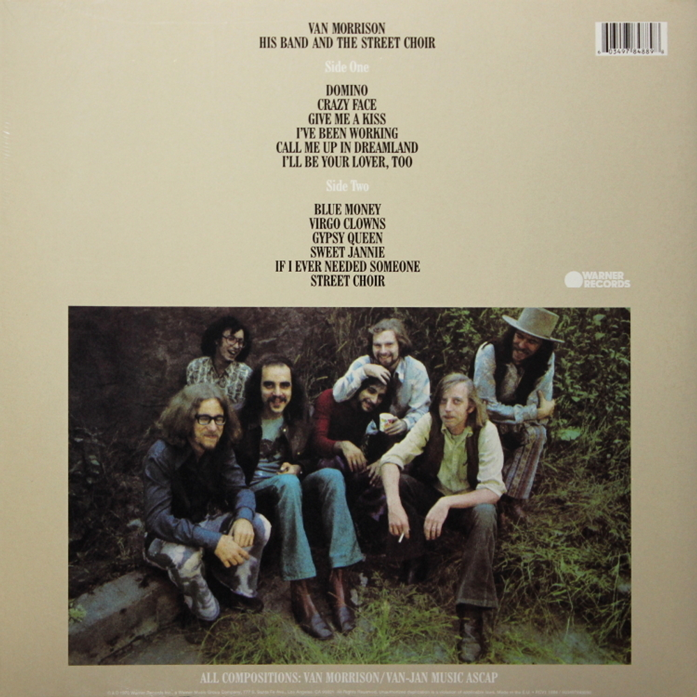 Van Morrison / His Band & The Street Choir (Limited Edition)(Coloured Vinyl)(LP)
