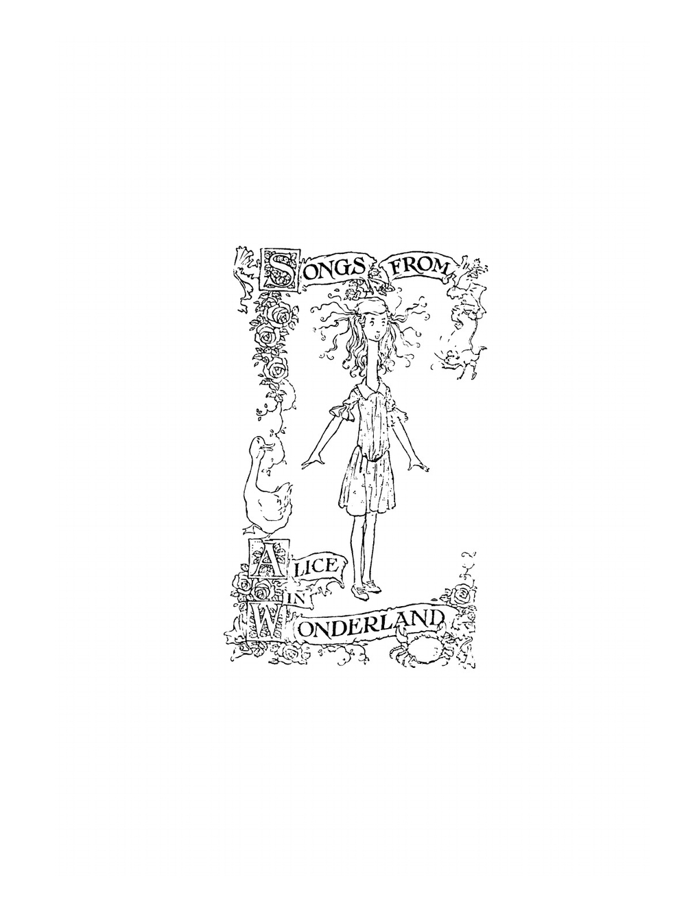 Songs from Alice in wonderland and Through the looking-glass | Broadwood Lucy Etheldred