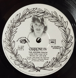 Винтажная виниловая пластинка LP Cerrone IV The Golden Touch (France 1978)