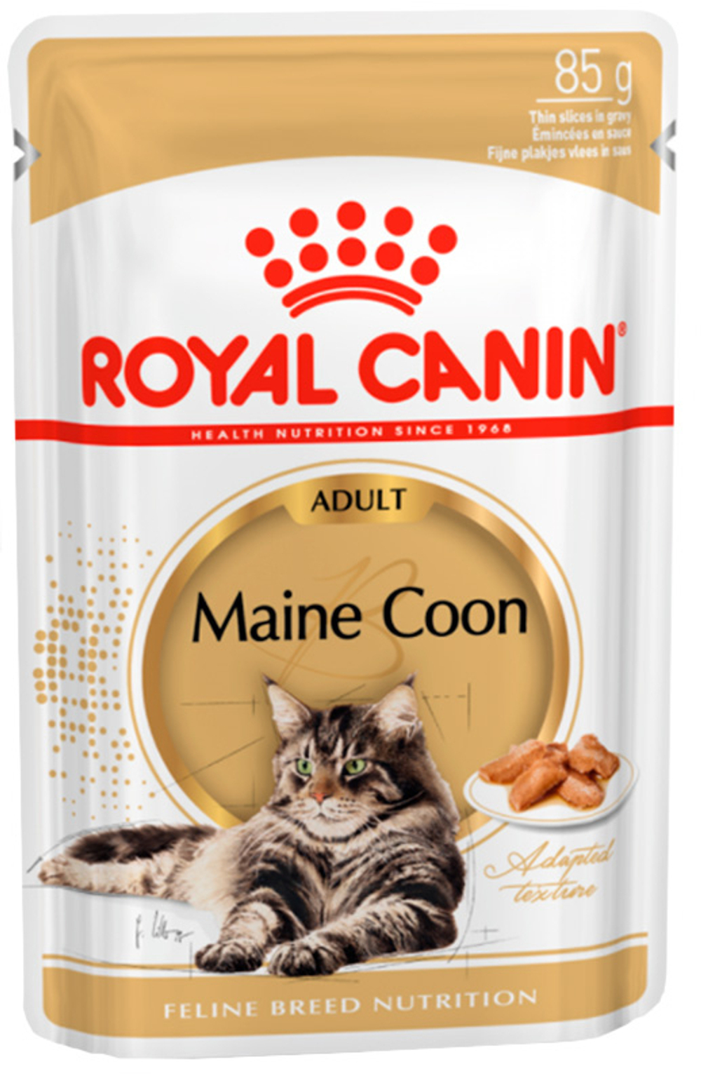 Консервы ROYAL CANIN Maine Coon для кошек породы Мейн кун, 85 г
