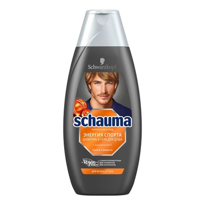 SCHAUMA MEN шамп,2в1,Свежесть (380мл)
