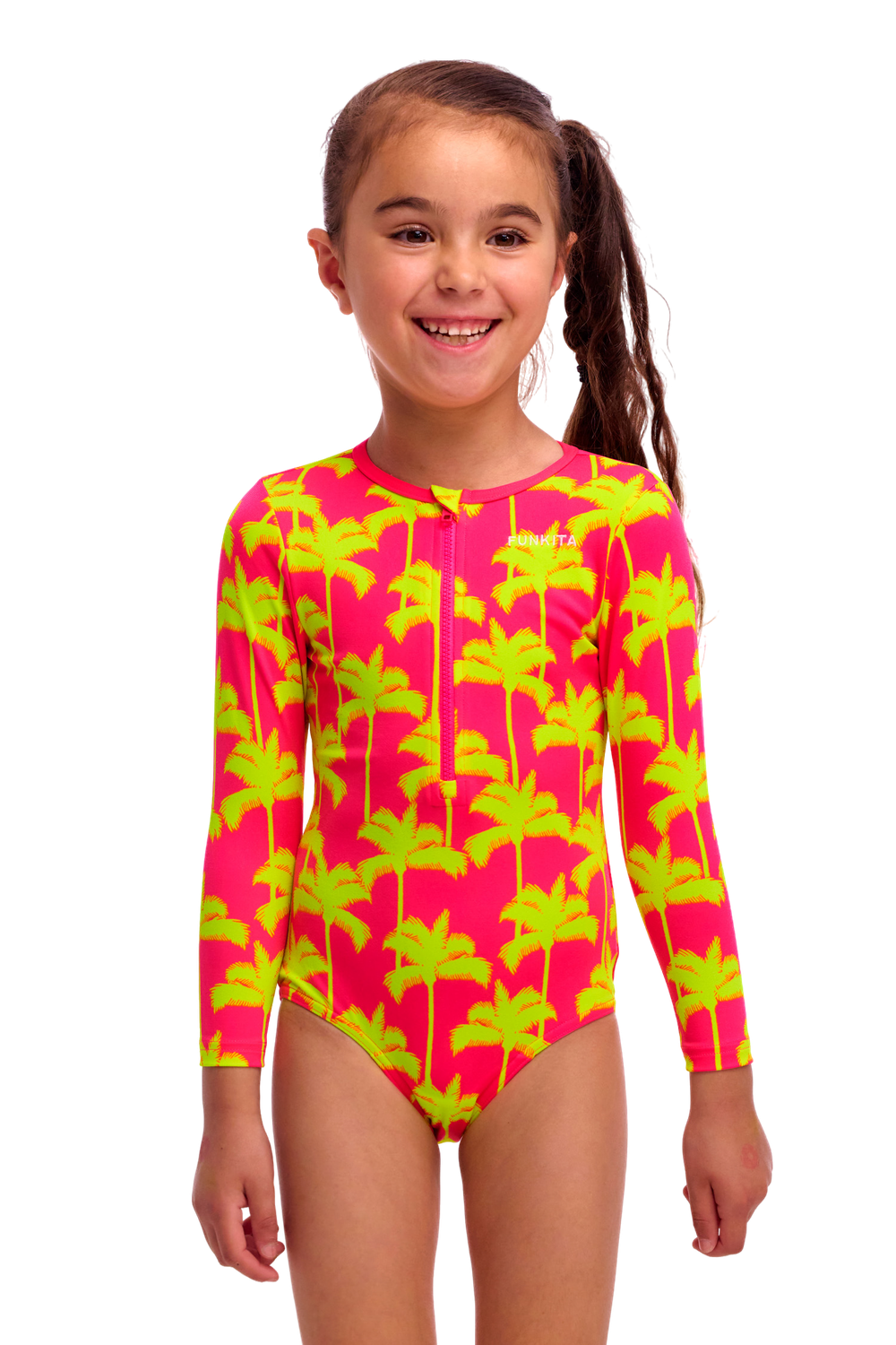Купальник FUNKITA Toddler Girl's Sweet Coconuts (Sun Cover One Piece)