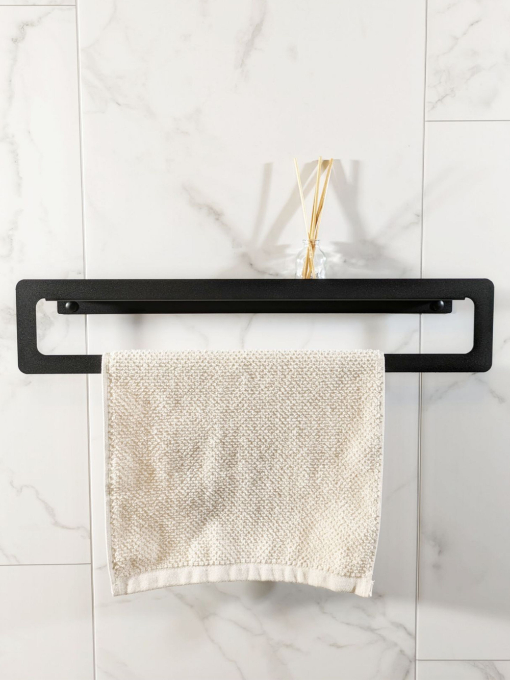 Держатель для полотенец MetaDec Qadrate 50см черный