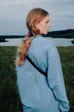 Лонгслив Called a Garment Essential пыльный деним