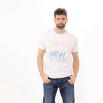 Футболка Bowery NYC "Break Rules" Vintage Optic White