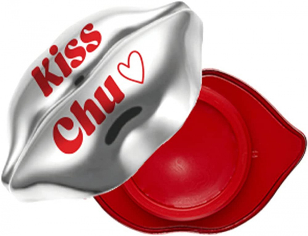 Tony Moly Kiss Chu Lip Balm,01 Romance Red бальзам-тинт для губ, оттеночный (романтический красный)