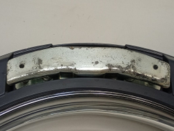 WMUF5050 кт42 Люк загрузочный в сборе стиральной машины Hotpoint-Ariston б/у