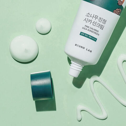 Солнцезащитный крем Round Lab Pine Calming Cica Sunscreen SPF50+ PA++++
