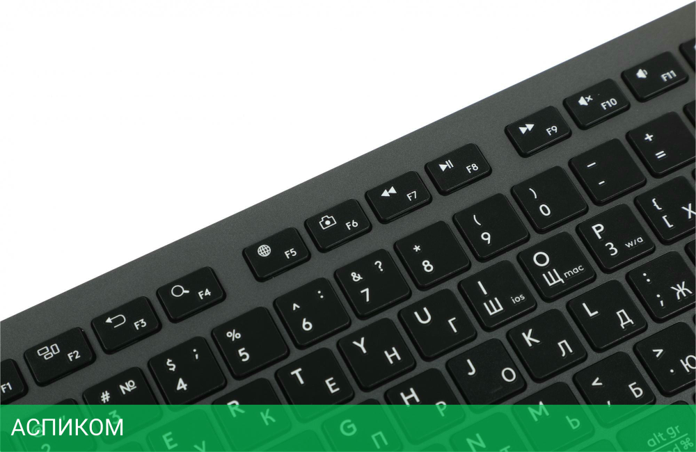Клавиатура A4Tech Fstyler FBX50C серый