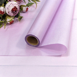 Бумага В рулоне "Тишью" 50 см х 10 м Водостойкая (Сиреневый)