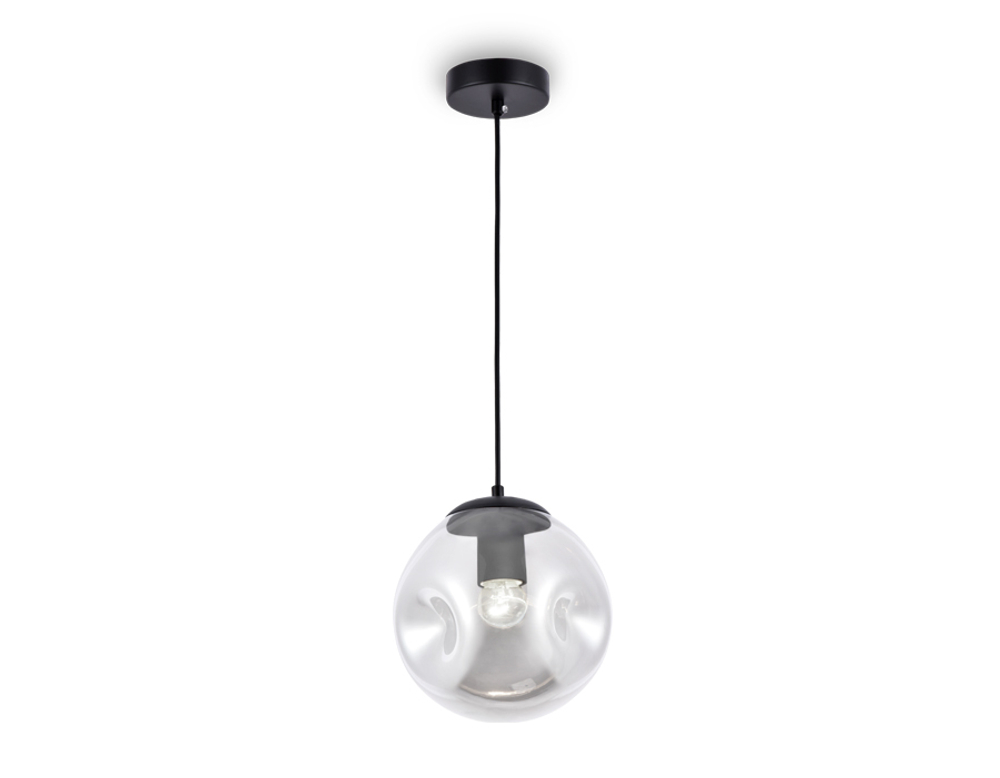 Подвесной светильник TR3511 BK/SM черный/дымчатый E27 max 40W D200*1200