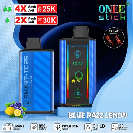 Kangvape TC25K Blue razz lemon - черника-лимон 25000 затяжек 20мг Hard (2% Hard)