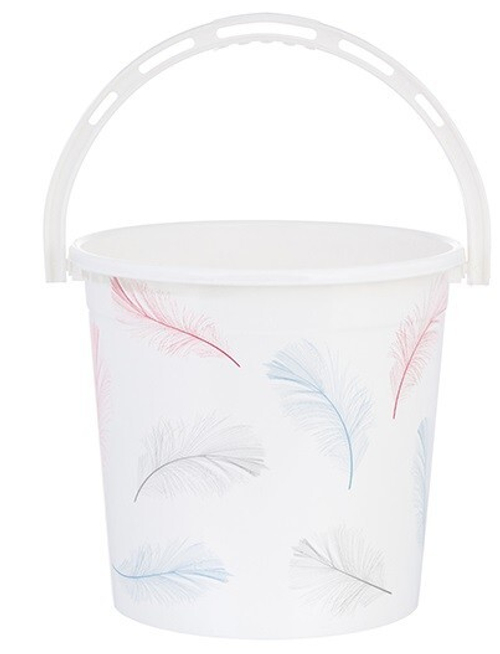 Ведро пищевое ПЕРЬЯ 10 л без крышки