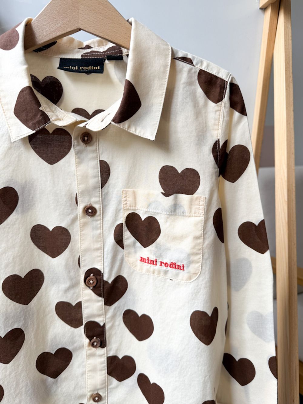 Хлопковая рубашка Mini Rodini, 116