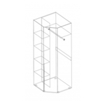 Вита Шкаф угловой