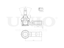 Наконечник рулевой UNIO SSP-10165