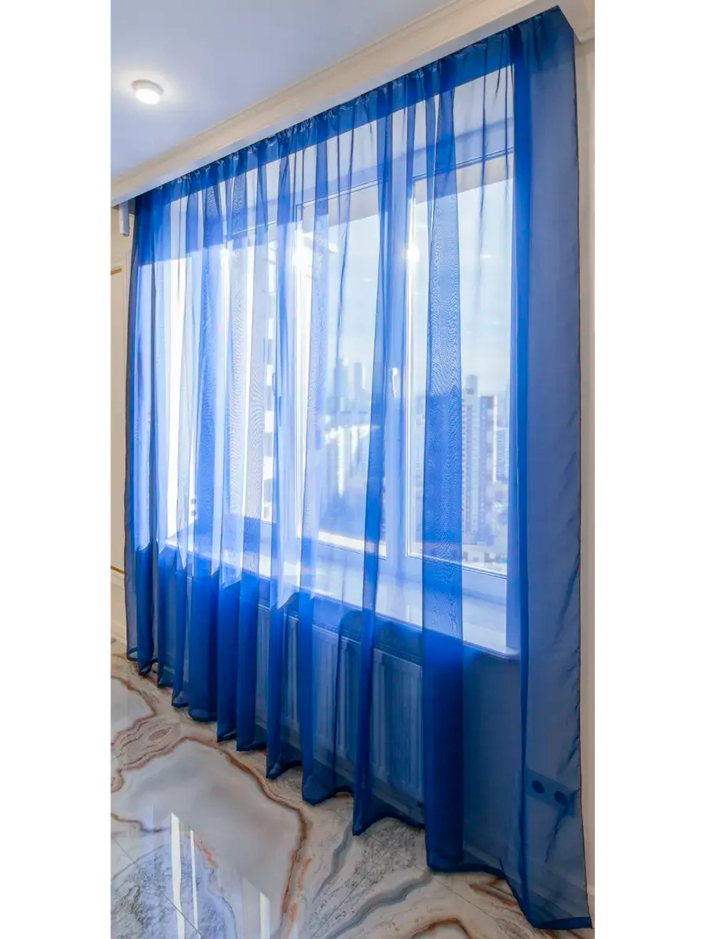 Тюль вуаль 240 х 150см 2шт