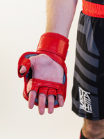 Перчатки Союз ММА TFG (красные)