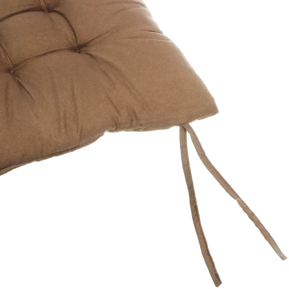 Сидушка на стул 40*40см «ИДЕА» цвет горький шоколад