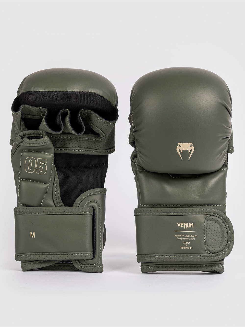 Перчатки ММА Venum Impact Evo Earth Kaki