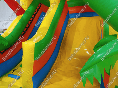 Коммерческий надувной батут «Приключение в мире животных», 8*4*5 м.