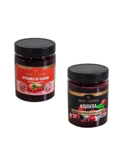 Брусника по-чешски и Клюква протертая