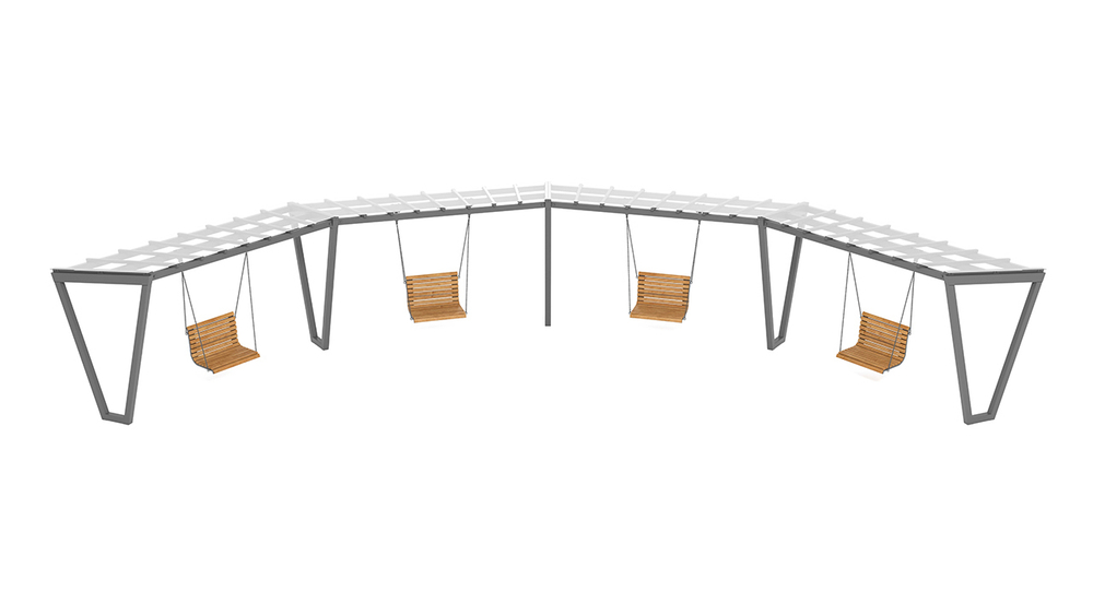 Навес с качелями SK00233