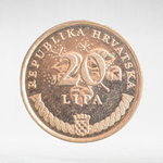 Croatia, 20 Lipa (Croatian Text), 1995, VF