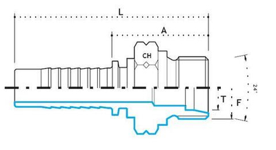 Фитинг DN 20 DKO-L (Ш) 30x2 22