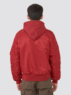 Бомбер Alpha Industries MA-1 NATUS COMM. RED/VNTG OLIVE LINING - S