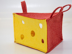 Игровой домик "Сыр" для грызунов, размер 19х12х16 см