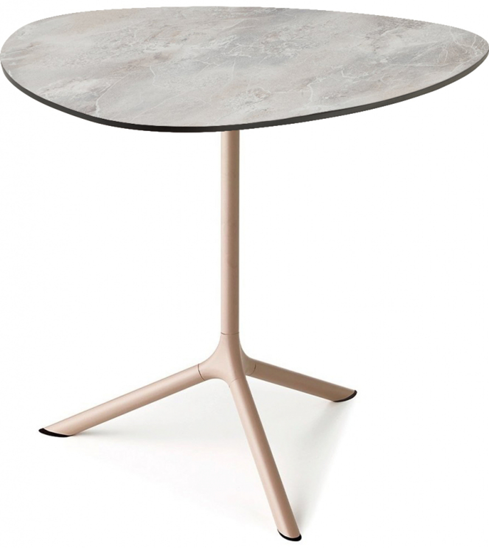 Стол ламинированный обеденный Scab Design Tripe Maxi, тортора, каменный