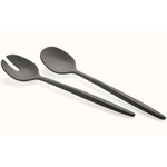 Набор ложек для салата tierra, черные, 2 шт.