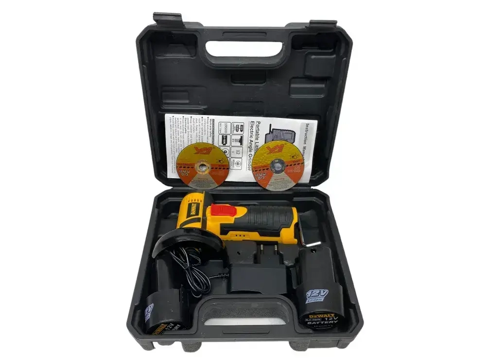 Мини болгарка ушм DEWALT аккумуляторный 12 вольт 2 ампер 75 мм